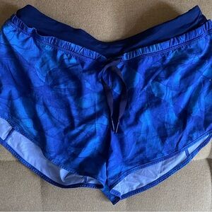 Lululemon Athletica Vibrant Blue Athletic Shorts